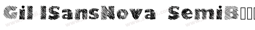 Gil lSansNova  SemiB字体转换